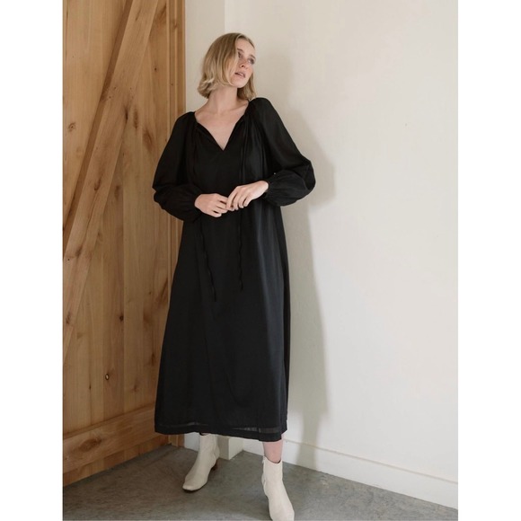 Laude The Label Dresses & Skirts - Laude the Label Lagom Coastal Minimalist Organic Cotton Emilie Maxi Dress XS S